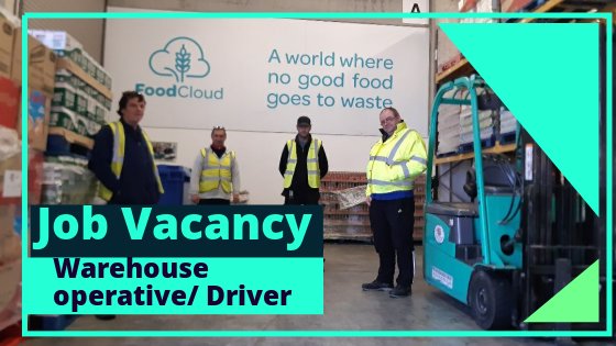 We have a #job vacancy for a warehouse operative and delivery driver on our #CommunityEmployment Scheme in #Oranmore with our partners <a href="/FoodCloud/">FoodCloud</a> in their Oranmore Hub. 

For details check out <a href="/jobsireland/">JobsIreland.ie</a> or pop into us in the Community Centre, Oranmore.