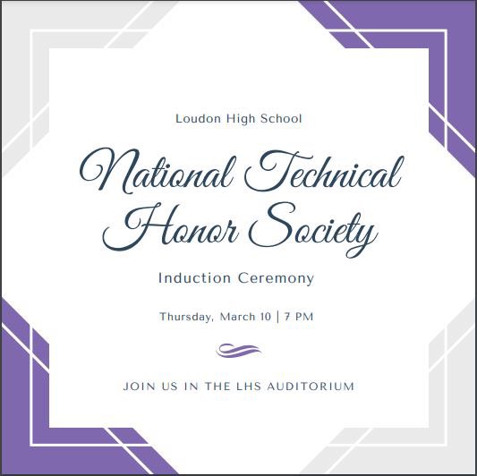 Congratulations to our inductees! Mark your calendars!