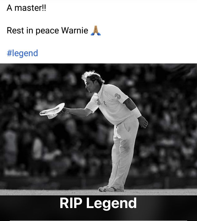 DR_NAVNEET's tweet photo. A wizard, finest brain in modern day cricket! https://t.co/PHSG21gQB5