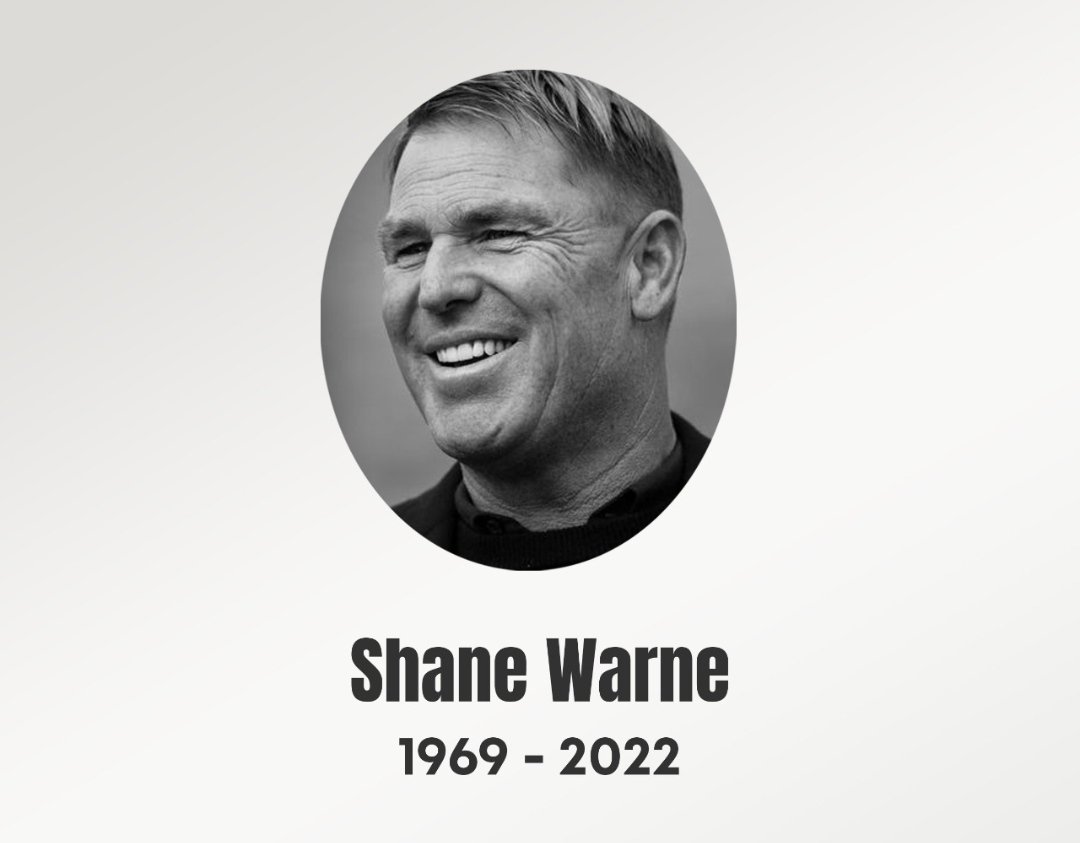 hardcore_jinda's tweet photo. Warnie Gone tooo sooon. Really a bad timed shot by GOD. Simply shocked, stunned n terribly upset on the news.

Will miss you Warnie. There was never a dull moment with you around, on or off the field. https://t.co/1NYdCWKkag