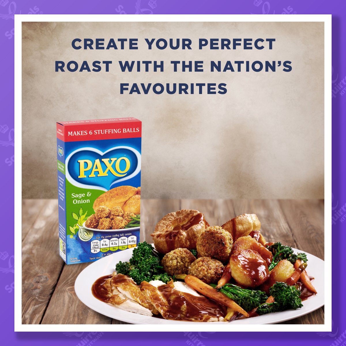SquirrelsUk's tweet photo. ✅Perfect for Sunday Roasts
✅Vegan
✅Great value

Have you tried our Paxo Sage &amp; Onion Stuffing Balls?😍

This is your last chance to place your orders for our P3 promotions 👉 https://t.co/b0g4YnlGJZ

#FMCG #wholesale https://t.co/0hDdnb2Y2j