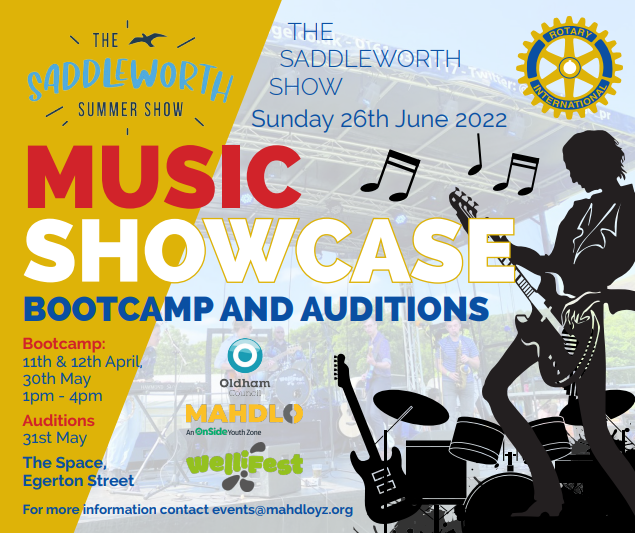 Do you have a hidden talent? 🎤🎸🎺 The Saddleworth Summer Show would like you to share it! 🙌 <a href="/mahdloyouthzone/">Mahdlo Youth Zone</a> <a href="/LyndhurstOldham/">Lyndhurst Primary</a>