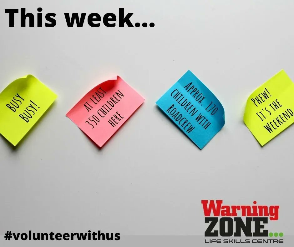 Warning_Zone's tweet photo. We have had another full on week, welcoming lots of children to #WarningZone and visiting a year 8 group at their school with @WZRoadcrew.
Have a great weekend! https://t.co/ERy3MwWG9z