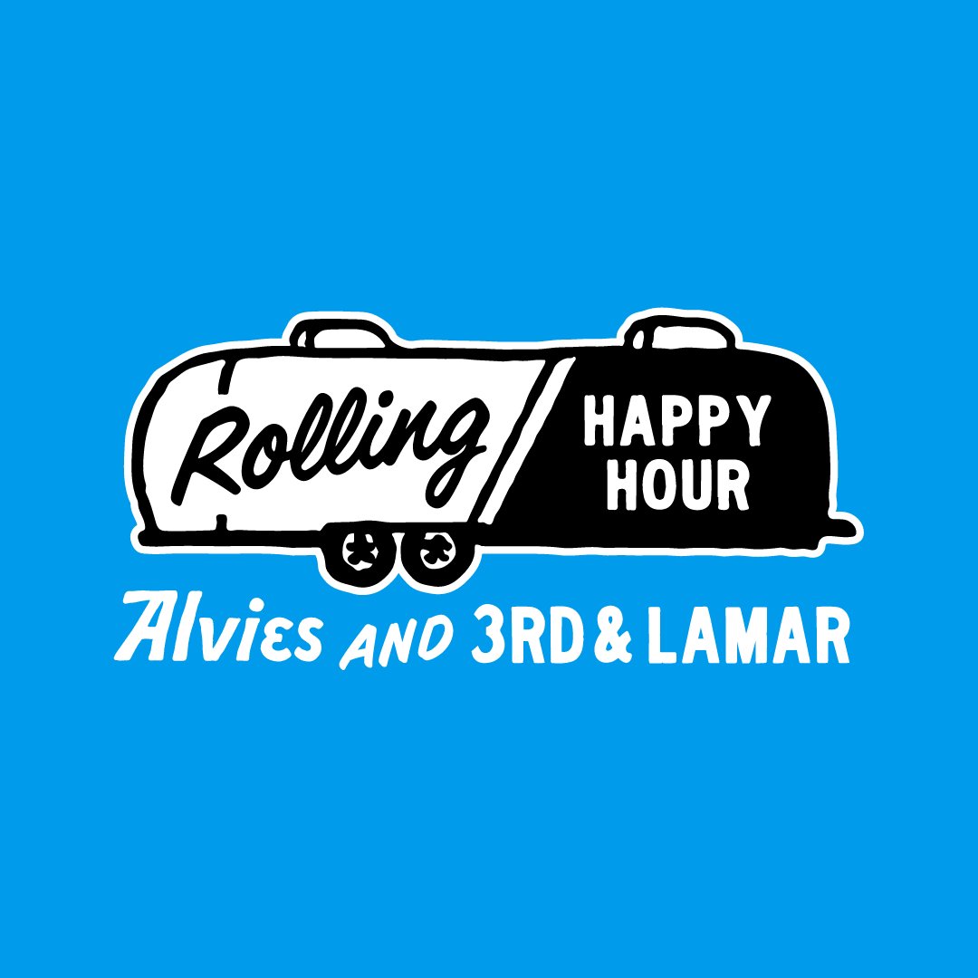 3rdandLamar's tweet photo. We may or may not have a Rolling Happy Hour coming up very soon. You'll have to visit https://t.co/ezUzLKx7oP to find out.👀 https://t.co/QpMRHZPPFx