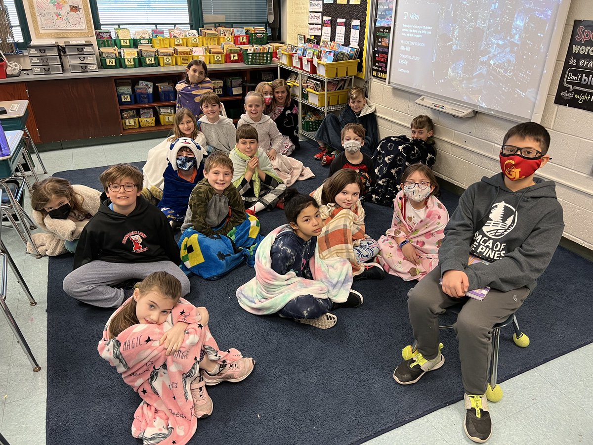 MrsHaskellMc's tweet photo. Celebrating Reading with a read aloud from special visitor Sebastian from Springton Lake! #rascalsrock #ReadAcrossAmerica https://t.co/GG689U3C3a