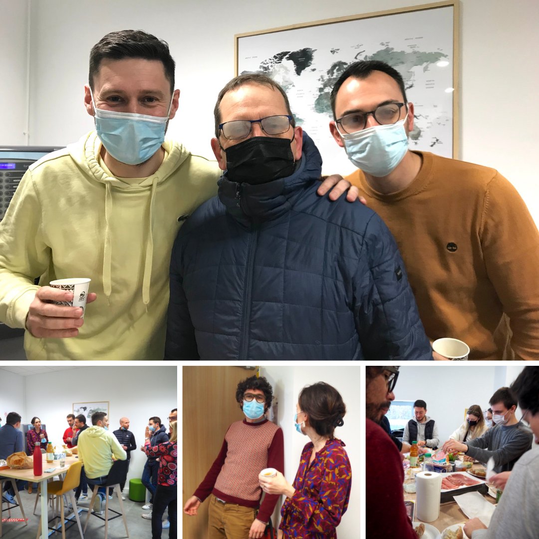 Rituel mensuel chez #Stampyt, les équipes ont pris plaisir à se retrouver à la #Joinyt de février! 🚀 🤩