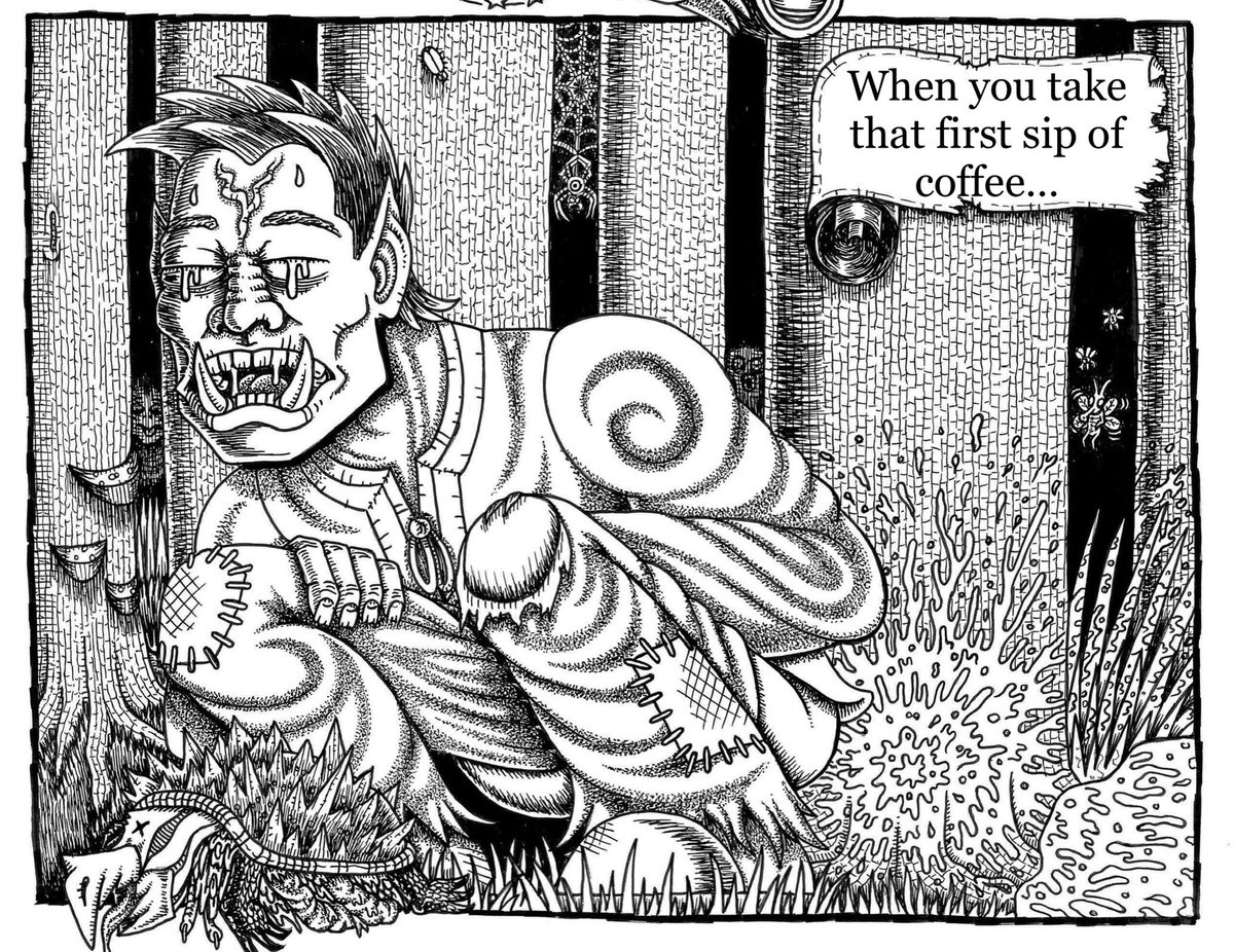 ☕️ 💩 
#coffee #penandink