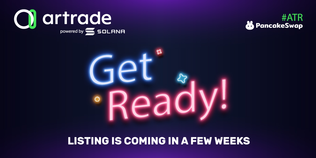 ArtradeApp's tweet photo. Good morning #Artraders 👋
Our team 👫 is working night and day to get our ATR token listed on exchanges... 🗒
We are happy to share that we will be listed on @PancakeSwap 🥞 in a few weeks
Stay tuned for more exciting details 😊 https://t.co/BdLRsCtXHZ