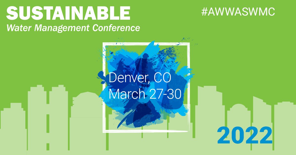 awwa's tweet photo. #WaterUtilities: Get ready to adapt to #ClimateChange at #Sustainable #WaterManagement 2022!

REGISTER NOW FOR #SWMC22: https://t.co/alOM7rhLCa

Pre-conference workshop on building your #ClimateActionPlan! Speakers from @CarolloTweets, @DenverWater &amp; @JacobsConnects https://t.co/bUF9w91RCG