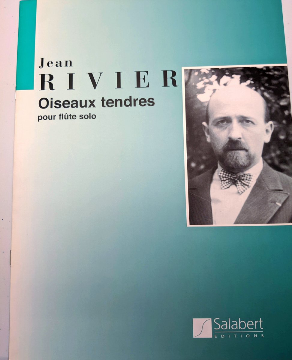 AllFlutesPlus's tweet photo. Alexis Fernand Félix Jean Rivier was a French composer of classical music in the neoclassical style. This piece for solo flute is dynamic, expressive and a challenging! 
Purchase here: https://t.co/ElUwGoKuOV

#fridayclassics #rivier #flutesolo #flutemusic #sheetmusic #flute https://t.co/2RAKiC5Kbq