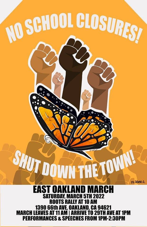 Stand with Oakland students and families facing displacement and harm on Saturday! #noschoolclosures <a href="/rep4blkstudents/">Reparations For Black Students</a> #oakedu