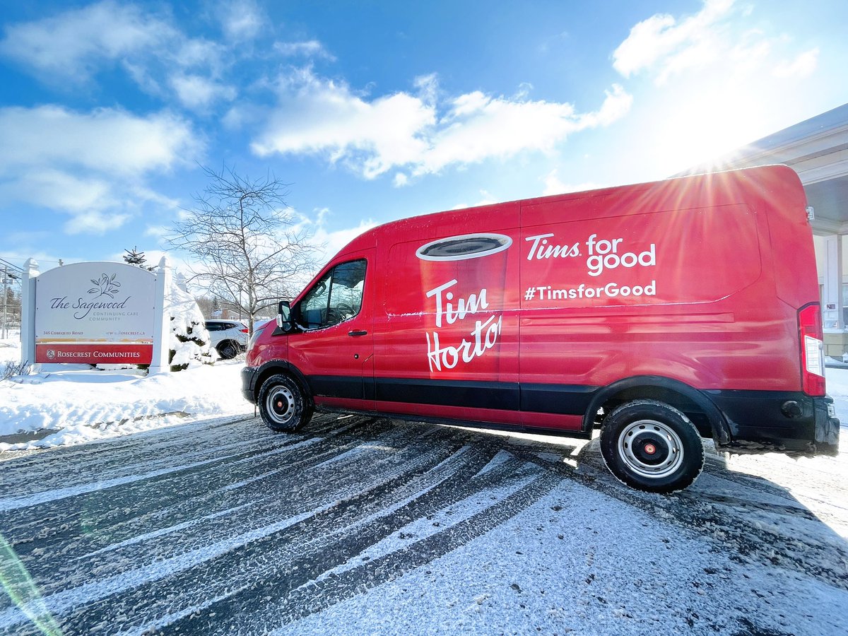 RosecrestLTC's tweet photo. Thanks @TimHortons for the special treat for our staff at the Sagewood in Lower Sackville. It's been an interesting series of adaptations throughout this pandemic, particularly in Long Term Care, and we appreciate the boost today. #timsforgood https://t.co/nQEToI1KGs