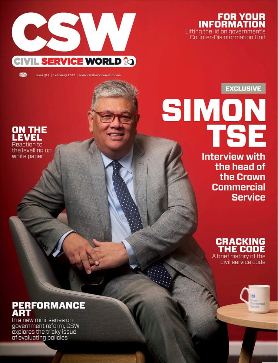 CrownCommercialServ (@gov_procurement) on Twitter photo Pick up the latest issue of <a href="/CSWnews/">Civil Service World</a> for an exclusive interview with Simon Tse - discussing delivering during a crisis, procurement reform, boosting commercial capability, and achieving a truly representative Civil Service.
Read the full interview:
library.myebook.com/csw/civil-serv… Pick up the latest issue of <a href="/CSWnews/">Civil Service World</a> for an exclusive interview with Simon Tse - discussing delivering during a crisis, procurement reform, boosting commercial capability, and achieving a truly representative Civil Service.
Read the full interview:
library.myebook.com/csw/civil-serv…