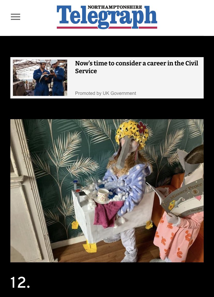 Nice little feature in the Northamptonshire Telegraph 🗞 number 12 my girls on world book day! #WorldBookDay @KbaPrimary @MrsFoleyKBA <a href="/MissBRhodes/">Miss Rhodes</a> <a href="/MissToward/">Miss Toward</a> <a href="/KBAViking/">KBA Viking House</a> <a href="/KBAPriHouseComp/">Primary House Comps</a> <a href="/KBuccleuchA/">KBA</a>