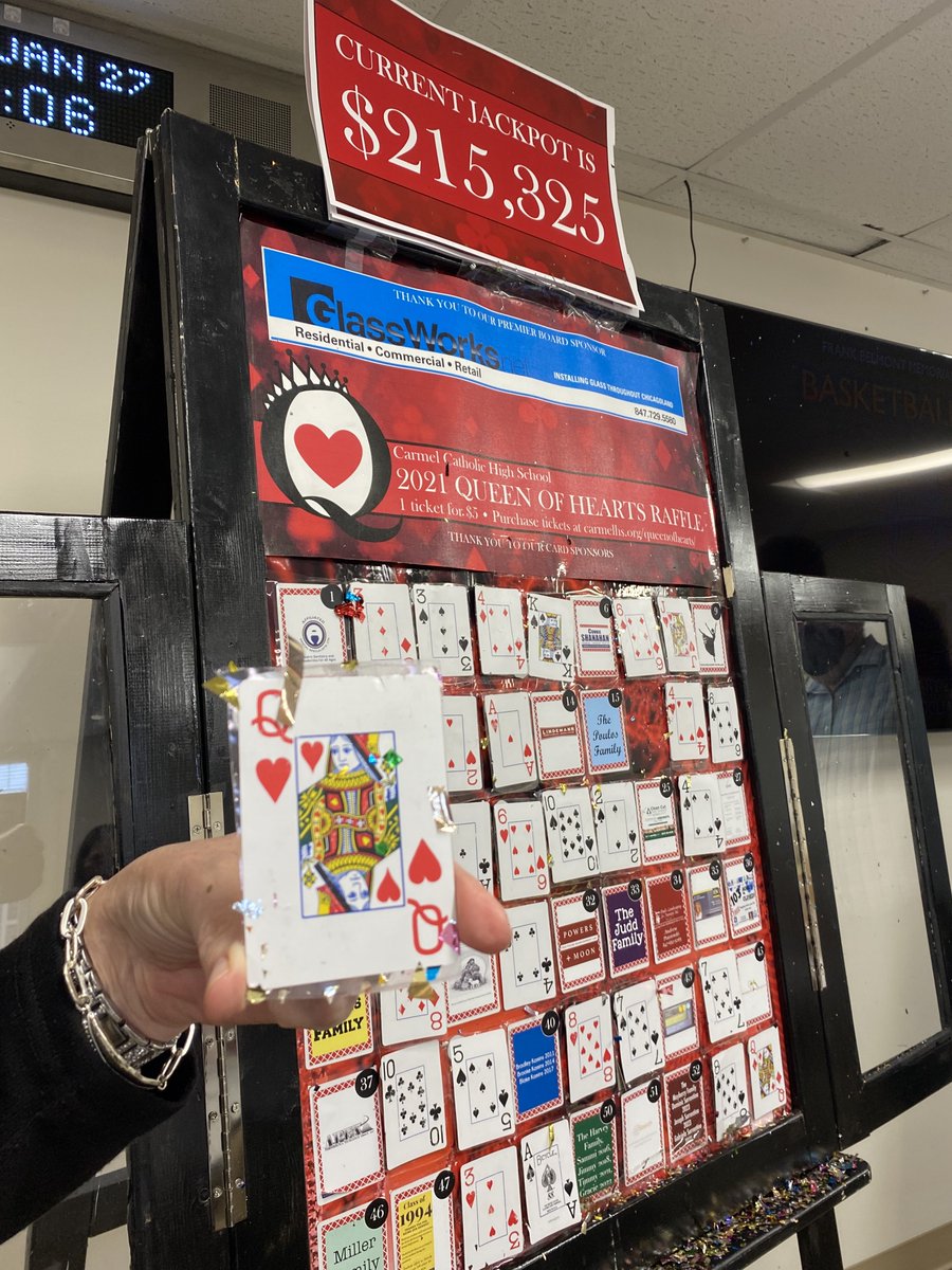 CCHSCorsairs's tweet photo. The 2nd Queen of Hearts Raffle begins on April 1! Want to hear your family's name or message announced during the Queen of Hearts live drawing? Are you looking to increase exposure for your business? Look no further than the Queen of Hearts Raffle Board.  https://t.co/PTBD6tU90v https://t.co/kpnErpH58F
