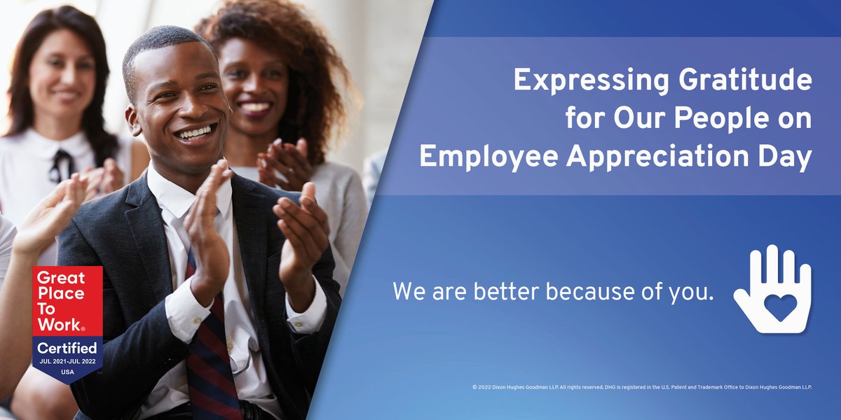 Thank you to all of our amazing people for your hard work, perseverance, and commitment to excellence! Happy #employeeappreciationday!