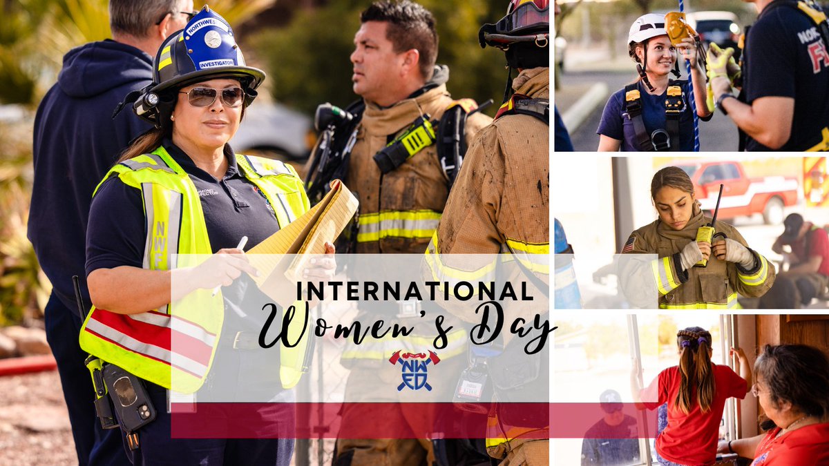 On #InternationalWomensDay, we'd like to recognize the hardworking women of the Northwest Fire District.  From the engines to investigations and offices that support our District,  thank you for executing our mission and serving our community every day!