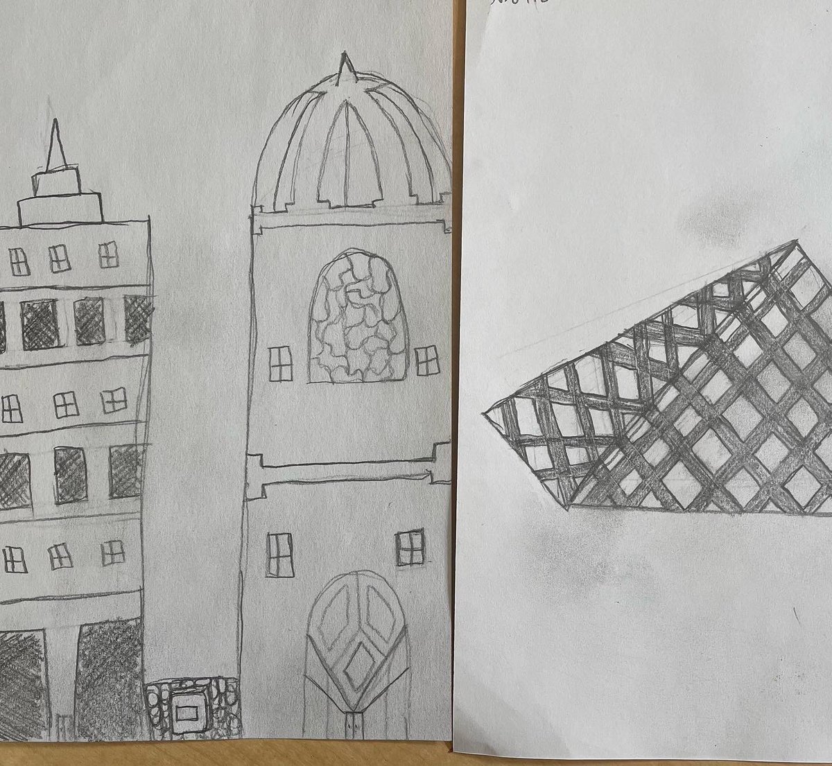 Caroline_HD's tweet photo. In awe every day at what these kids can create! 5th grade city scapes #workinprogress #wiltonwayct #cidermillschool #artteachersofinstagram #arteducation #cidermillway @WPSCMSocial https://t.co/cRFwWxJDj7