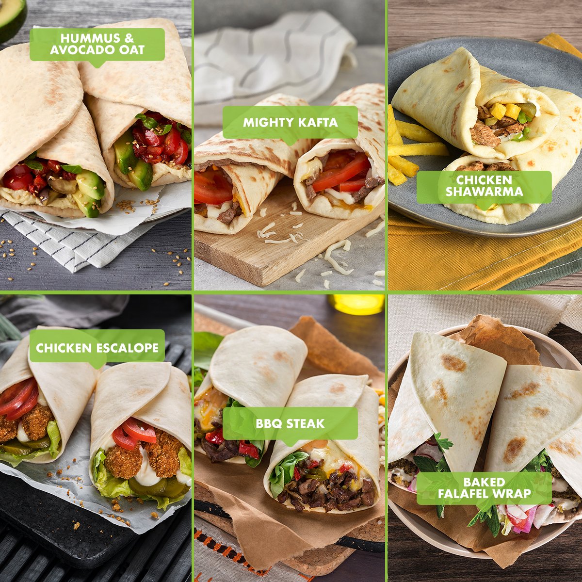 So many favorites! Which one is your go-to for those big craving moments? Let us know 😍

لدينا خيارات كثيرة! ما هو الراب المفضل لديك؟ أخبرنا 😍