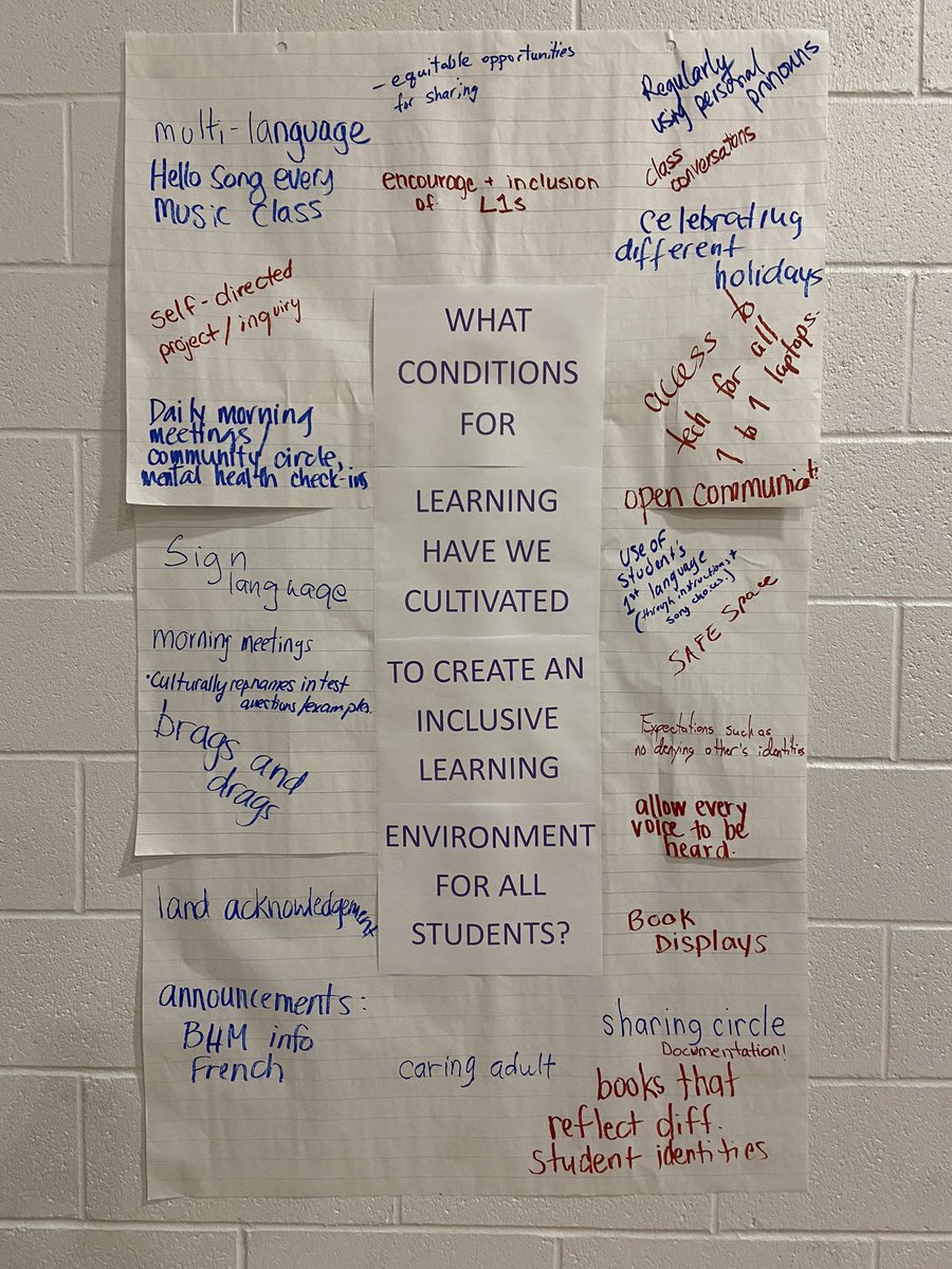 KellyDevenish's tweet photo. So inspired by the questions, thoughts and ideas from the educators @ViolaD_HWDSB in our professional learning today. https://t.co/cor6MZlgq9