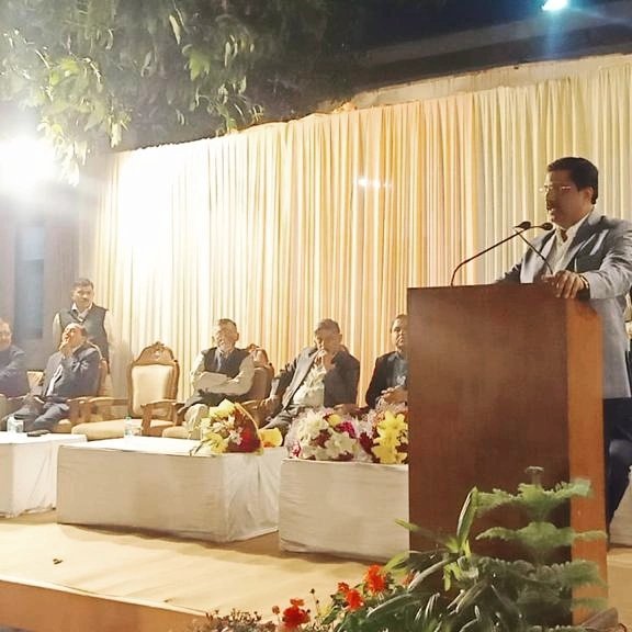 NasirHussainINC's tweet photo. It was an honour to speak few words about the retiring Additional Secretary of Committee on Public Undertakings Shri RC #Tiwari during his farewell programme today.His calm demeanour helped the committee to have a balanced approach in #COPU’s functioning. https://t.co/sTwdIBlyla