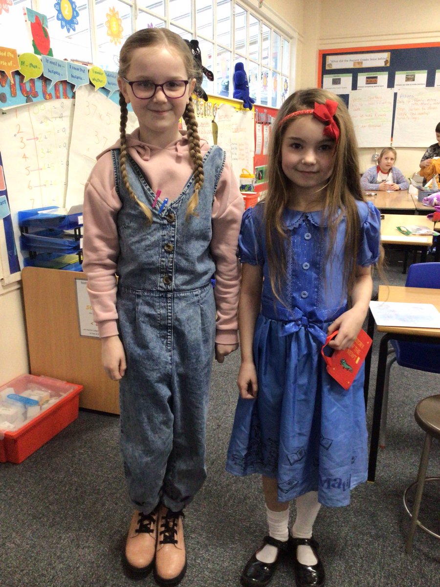 mpaherricka's tweet photo. Celebrating World book day in 4AH https://t.co/lhGLqQW6El