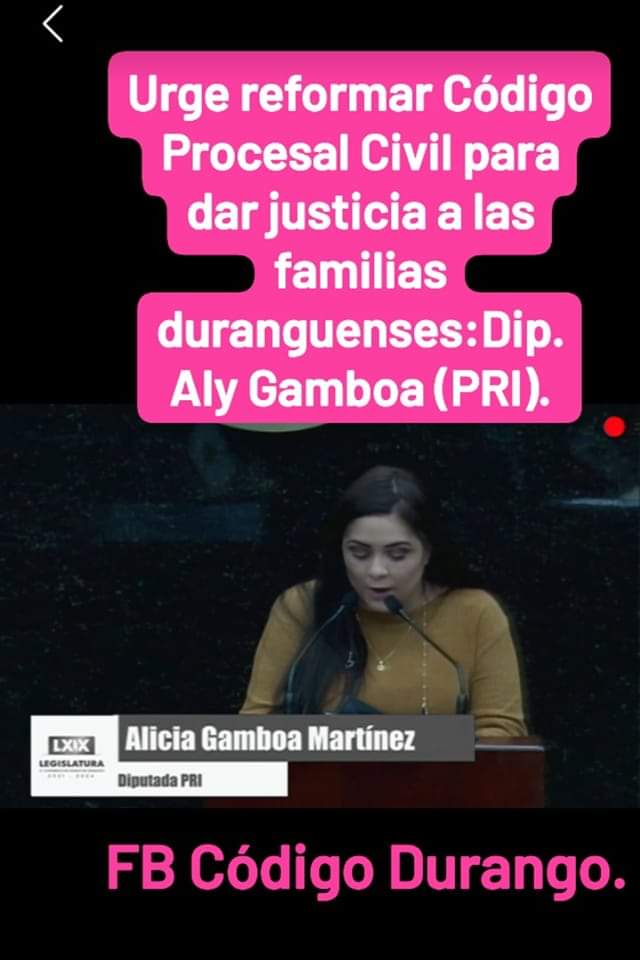 MaryNavaMendoza's tweet photo. Con la frente en alto @AlyGamboa @GPPRIDurango pidió licencia a partir del lunes, pero sin duda se ganó el lugar por ser la diputada que más causas sociales ha propuesto en la tribuna @CongresoDurango #Pensionalimenticia #Discapacidad #Proteccionaniñosymujeres #Derrchoshumanos https://t.co/aIhwBSOQwu