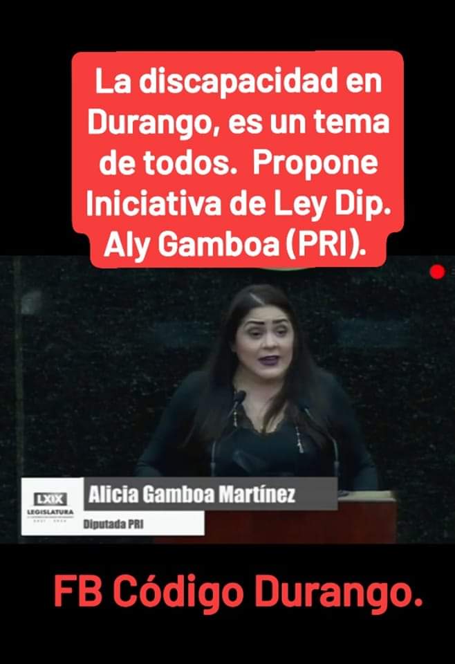 MaryNavaMendoza's tweet photo. Con la frente en alto @AlyGamboa @GPPRIDurango pidió licencia a partir del lunes, pero sin duda se ganó el lugar por ser la diputada que más causas sociales ha propuesto en la tribuna @CongresoDurango #Pensionalimenticia #Discapacidad #Proteccionaniñosymujeres #Derrchoshumanos https://t.co/aIhwBSOQwu