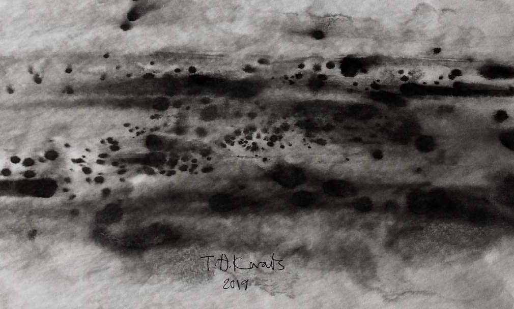 OpenRiversUMN's tweet photo. In inkwash drawings and border ballads, @TKOceans explores the Tweed River as "a bilingual river that travels along a border, a historic, geopolitical, psychological and metaphoric boundary." Explore her artwork in #OpenRivers. #riverart #borderriver https://t.co/qvWEtO2n6L https://t.co/Yh4twmEZXp