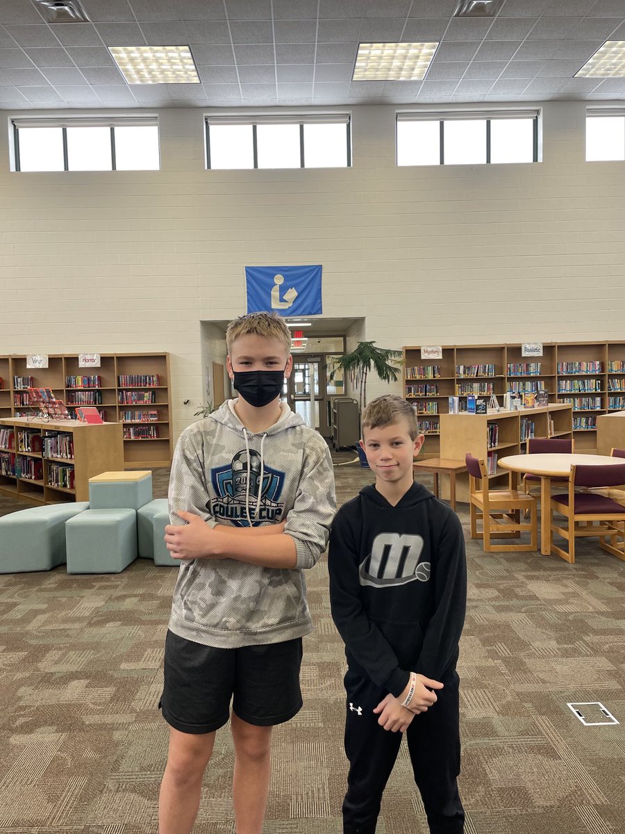 Congratulations Tanner Husby and Aiden Anderson. State qualifiers in MathCounts.