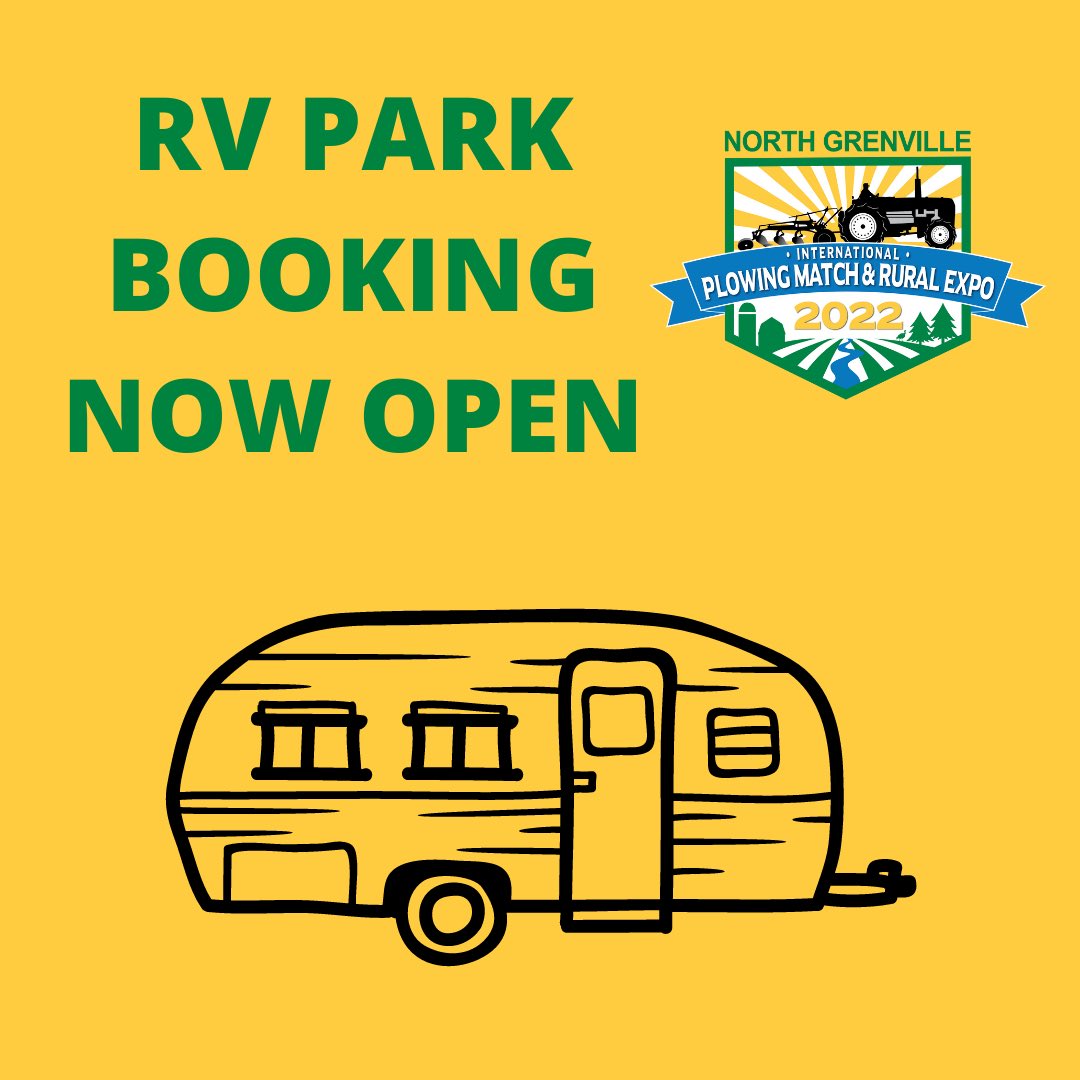 IPM2022's tweet photo. RV PARK BOOKING NOW OPEN 🚨🚨

To book your site go to 
https://t.co/gPeP8lZ7nT 

Questions? Please contact the IPM 2022 RV Park Committee: IPM2022RVPark@plowingmatch.org or 613-697-5189

#ipm2022 #ipm2022rvpark #northgrenville #uclg #ontag https://t.co/mRUGr0icdd