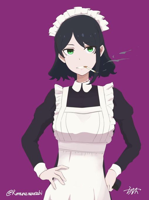 過去絵

目つきの悪い不良メイド 