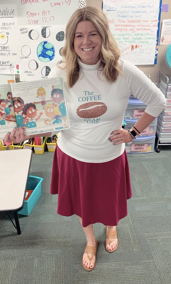 Book Character Day was an easy decision this year! #BeACoffeeBean #MrsSpring <a href="/damonwest7/">Damon West</a> <a href="/JonGordon11/">Jon Gordon</a>