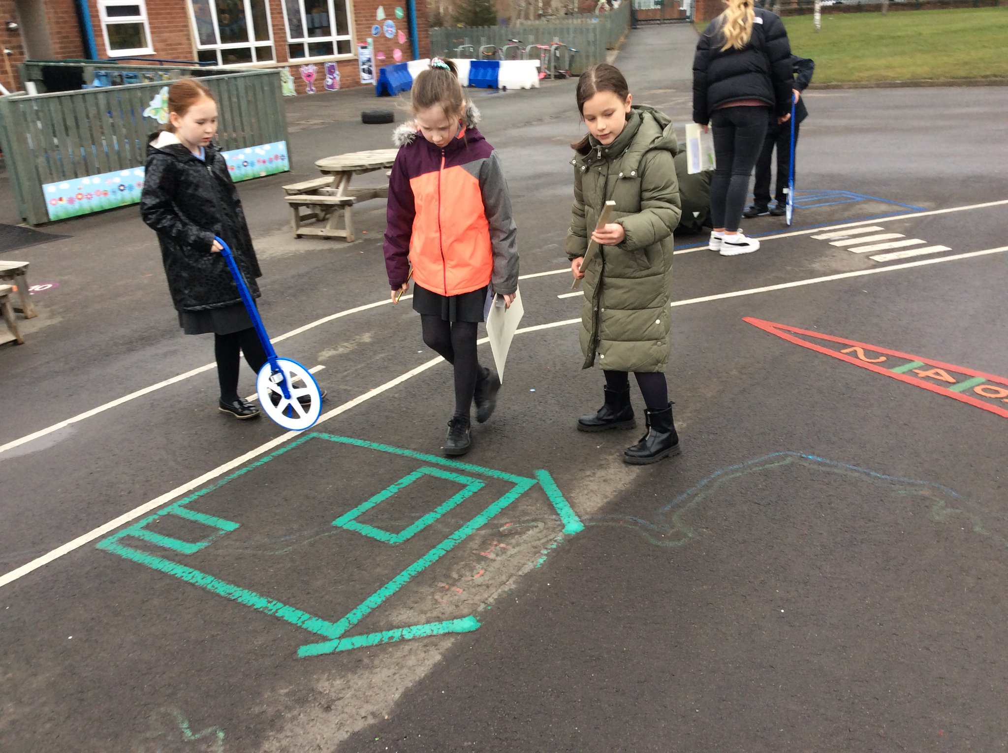 St Cuthbert's Kenton on Twitter "Year 4 enjoyed taking Maths outdoor