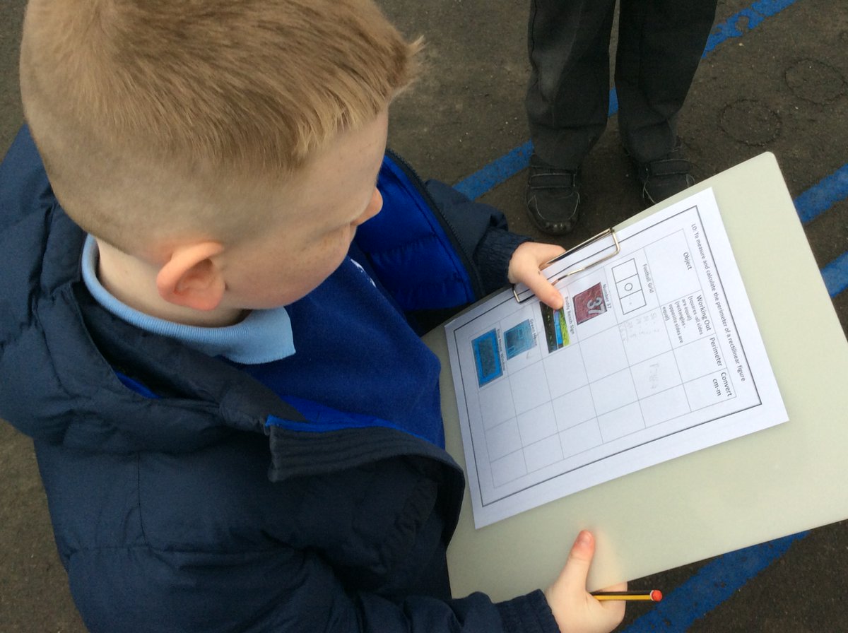 St Cuthbert's Kenton on Twitter "Year 4 enjoyed taking Maths outdoor