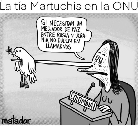 #NoEsChiste Una de las personas involucradas en innumerables casos de violaciones  de DDHH en colombia, se ofrece hoy por hoy cómo mediadora de paz en la guerra en  Ucrania