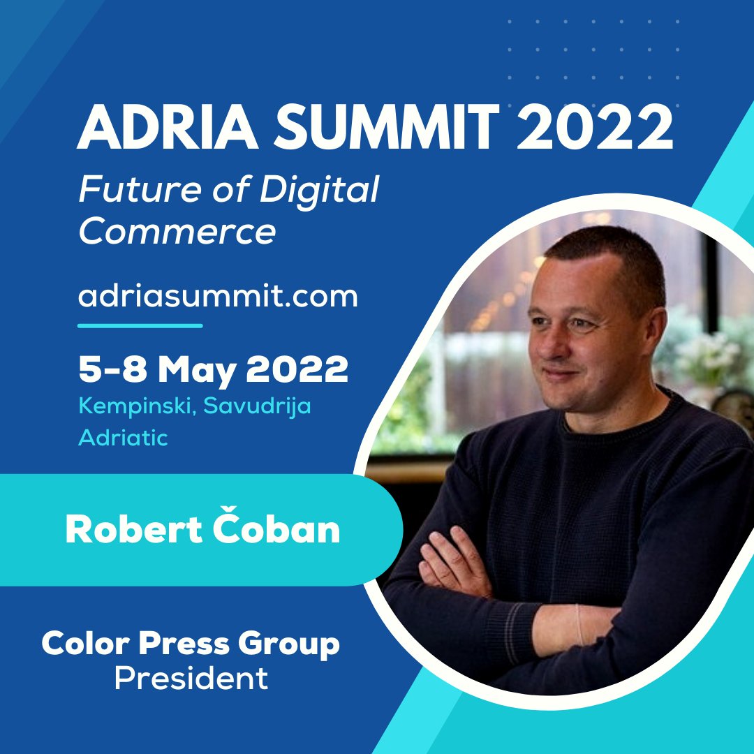 adria_summit's tweet photo. Robert Čoban
Color Press Group
President https://t.co/Ofg9IWg5WO