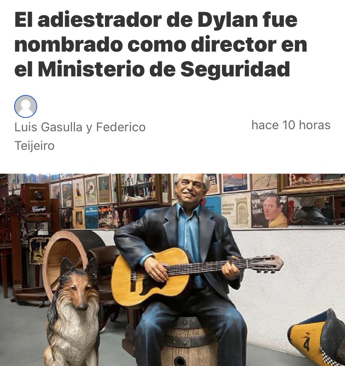 Argentinos: La inseguridad nos está matando
Gobierno: No se diga más