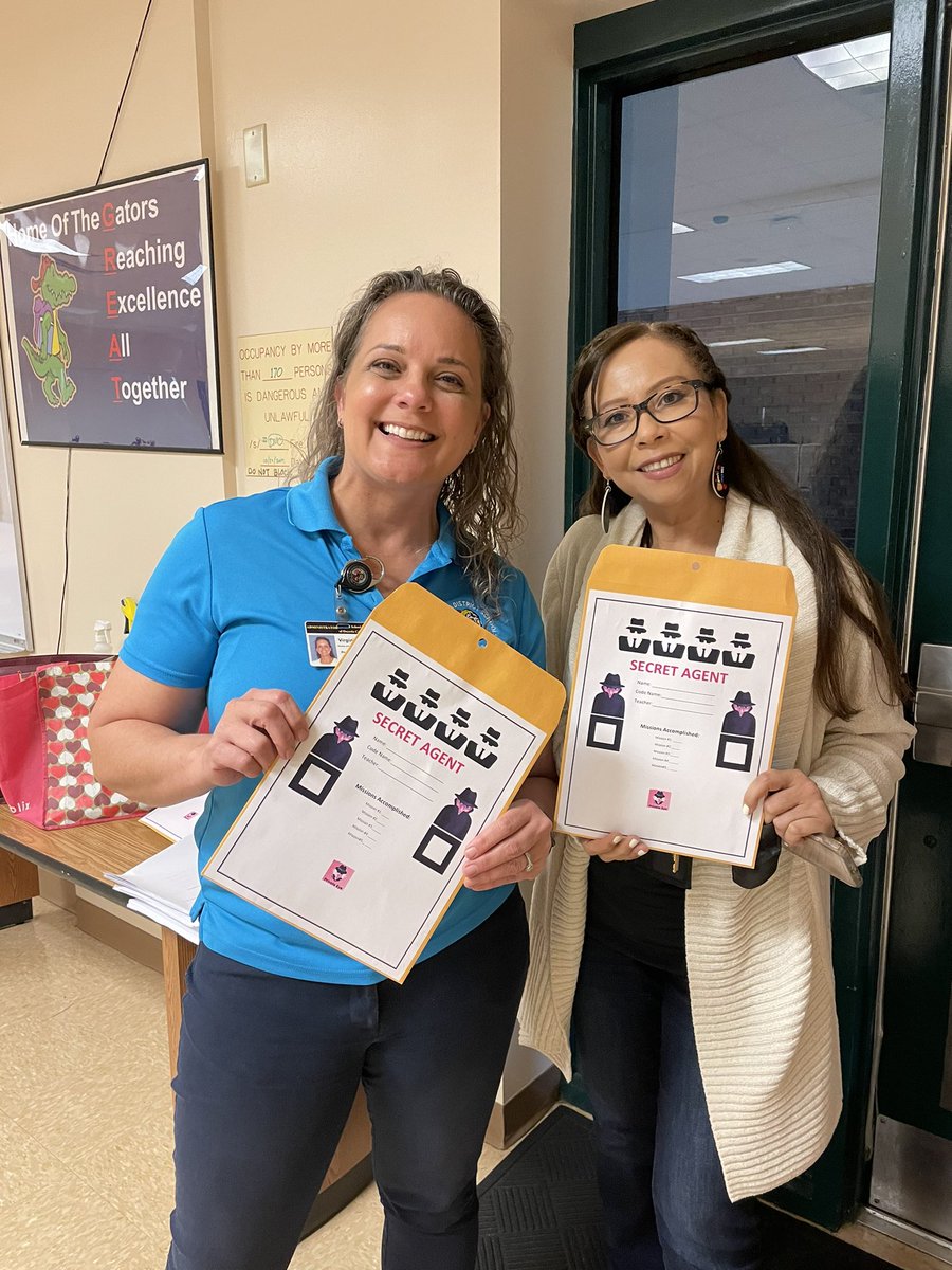 Mission Possible starts today at Mill Creek with our top agents <a href="/costav7/">Virginia Ramie</a> #mcesgators 🕵️‍♀️ 🕵️‍♂️ 🕵️