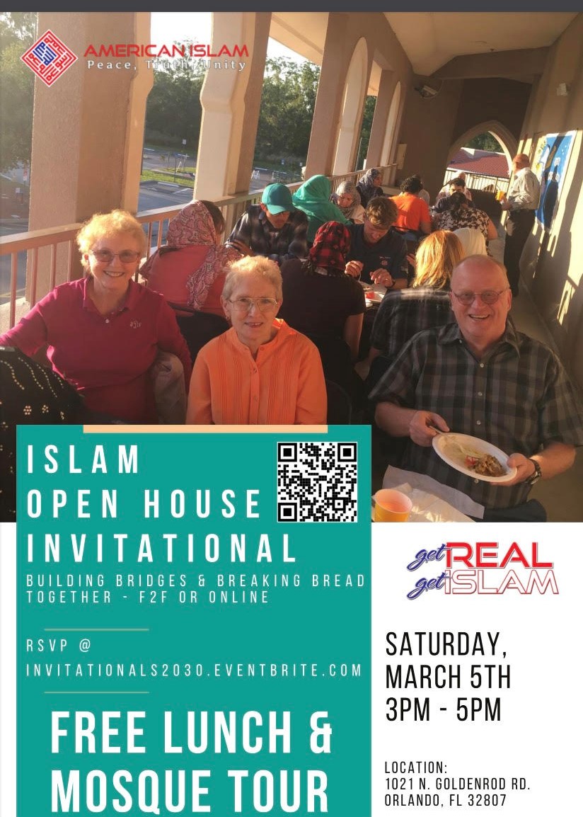 AmericanIslamUS's tweet photo. REMINDER: The Islam Open House Invitational will be holding another session this upcoming Saturday, Mar. 5th - F2F or Online. An opportunity to learn more about the Muslim community.
#SocialMedia4SocialGood
Share and let your friends know.

Register here: https://t.co/9oNdPKuDIQ https://t.co/PwiFC9LuDy