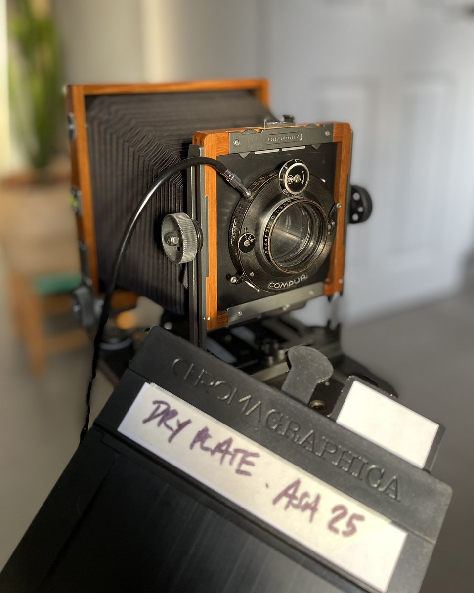 KrisAskey's tweet photo. Finally finding some time to experiment with 4x5 J Lane Dry Plates & @ChromaCamera plate holders. 📸🎞
#photography #dryplate #4x5 #believeinfilm https://t.co/YoGIydDwmI