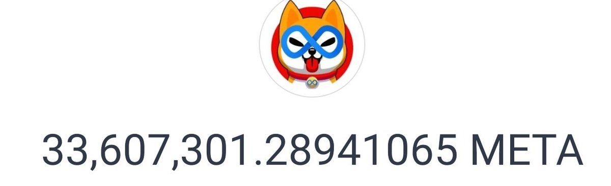 AmarBasu14's tweet photo. @META_Shiba 
My recent purchase as price is low now. Guess it's value when market cap is 1$billion?? https://t.co/xZjC285Exi