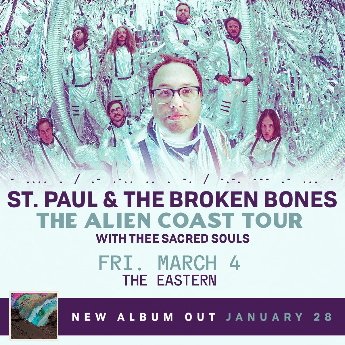 StP_BrokenBones's tweet photo. ATLANTA!! We just released a few more tix for tonight’s first show of The Alien Coast Tour @eastern_atl 👽 let’s go https://t.co/pWKB22gTAZ https://t.co/9Dv4aigiLs
