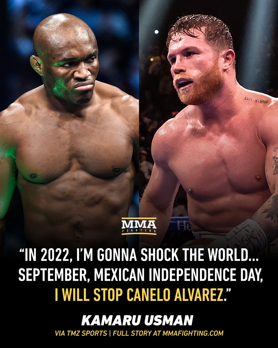 Usman vows to "stop" Canelo ⚡️🌎

📰 bit.ly/MRMarch4