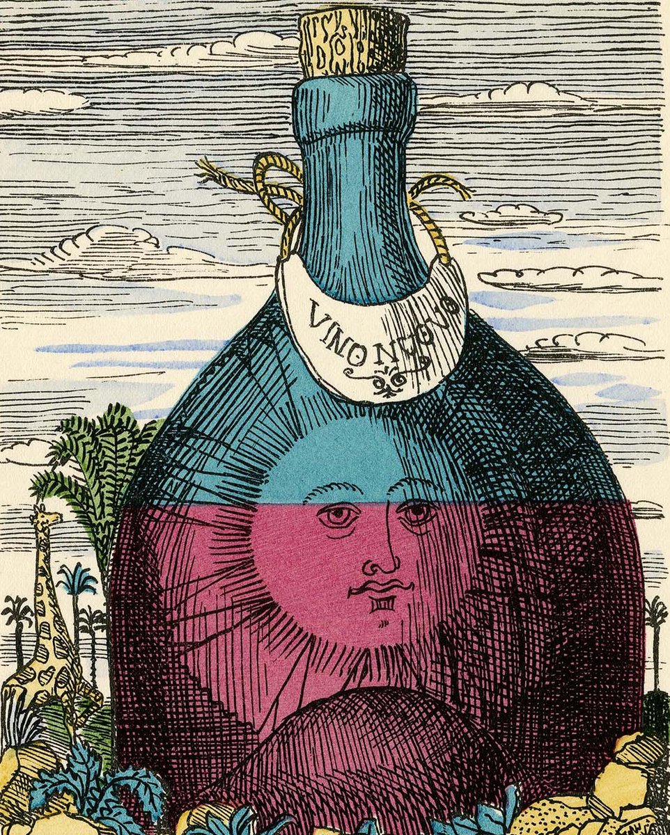 FORNASETTIofcl's tweet photo. Enclosed in a bottle, transformed into a pear, disheveled or masked, the sun takes on anthropomorphic features.
#Fornasetti presents twelve tapestries, made in 2010, hand-knotted in wool and silk. #NomadCircle #StMoritz 1/6 March 2022 - More on https://t.co/o0dZu06p4h https://t.co/dCOLFdBPnK