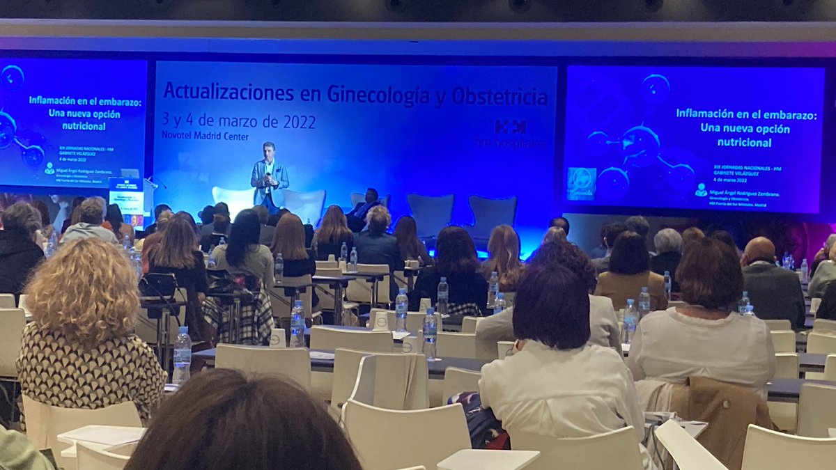 AlbFabregasGil's tweet photo. Dr Zambrano, @HMHOSPITALES, jornada Gabinete Velázquez, lanzamiento Exelvit Esencial #lipinova, ponencia sobre inflamación y embarazo, un nueva opción nutricional, @Exeltis https://t.co/fKjyv3Nhp4