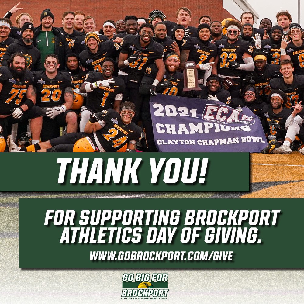 Brockport Football on Twitter "https//t.co/mmcU8cm7LB" / Twitter