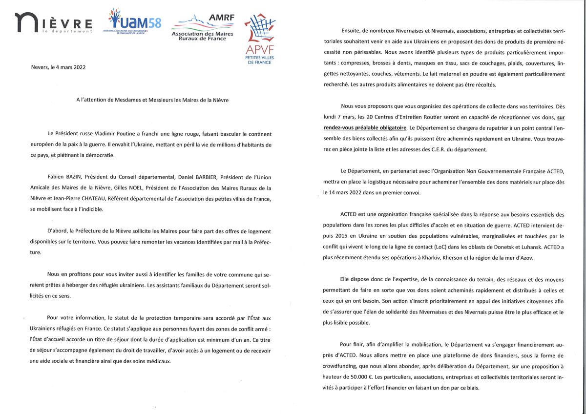 Fabien BAZIN, Président de @nievrefr tweet media