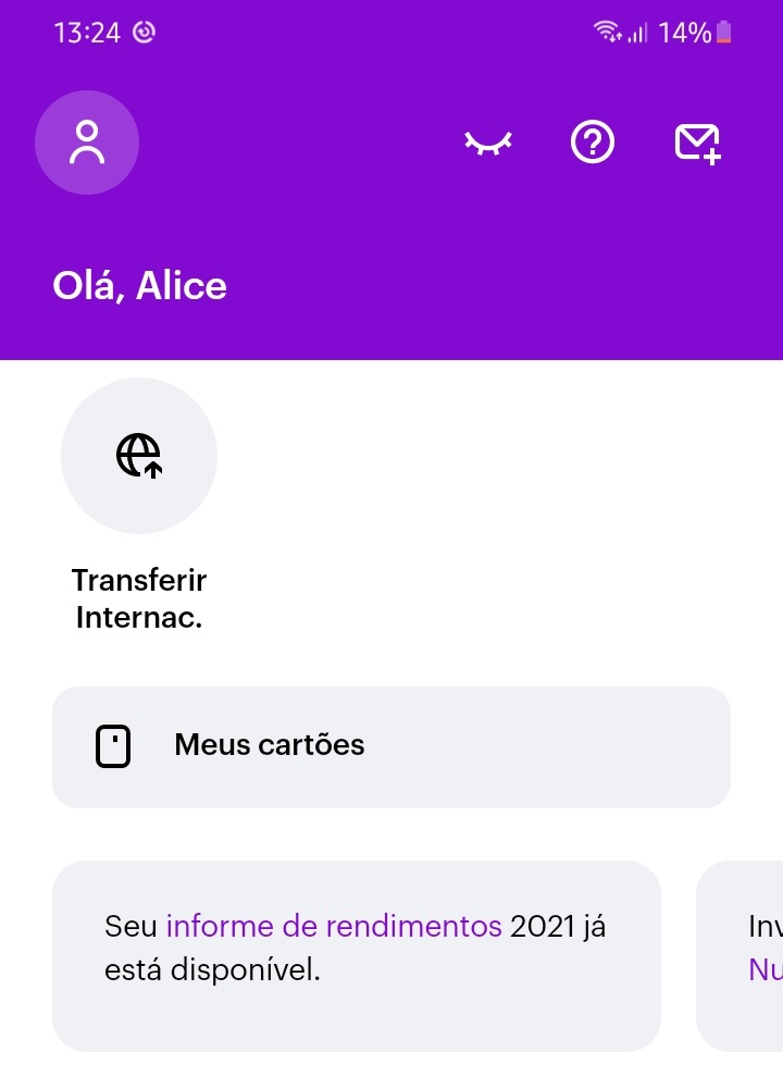 BeckerAlice's tweet image. Nubank com problema, saldo na conta , área pix sem acesso #nubank