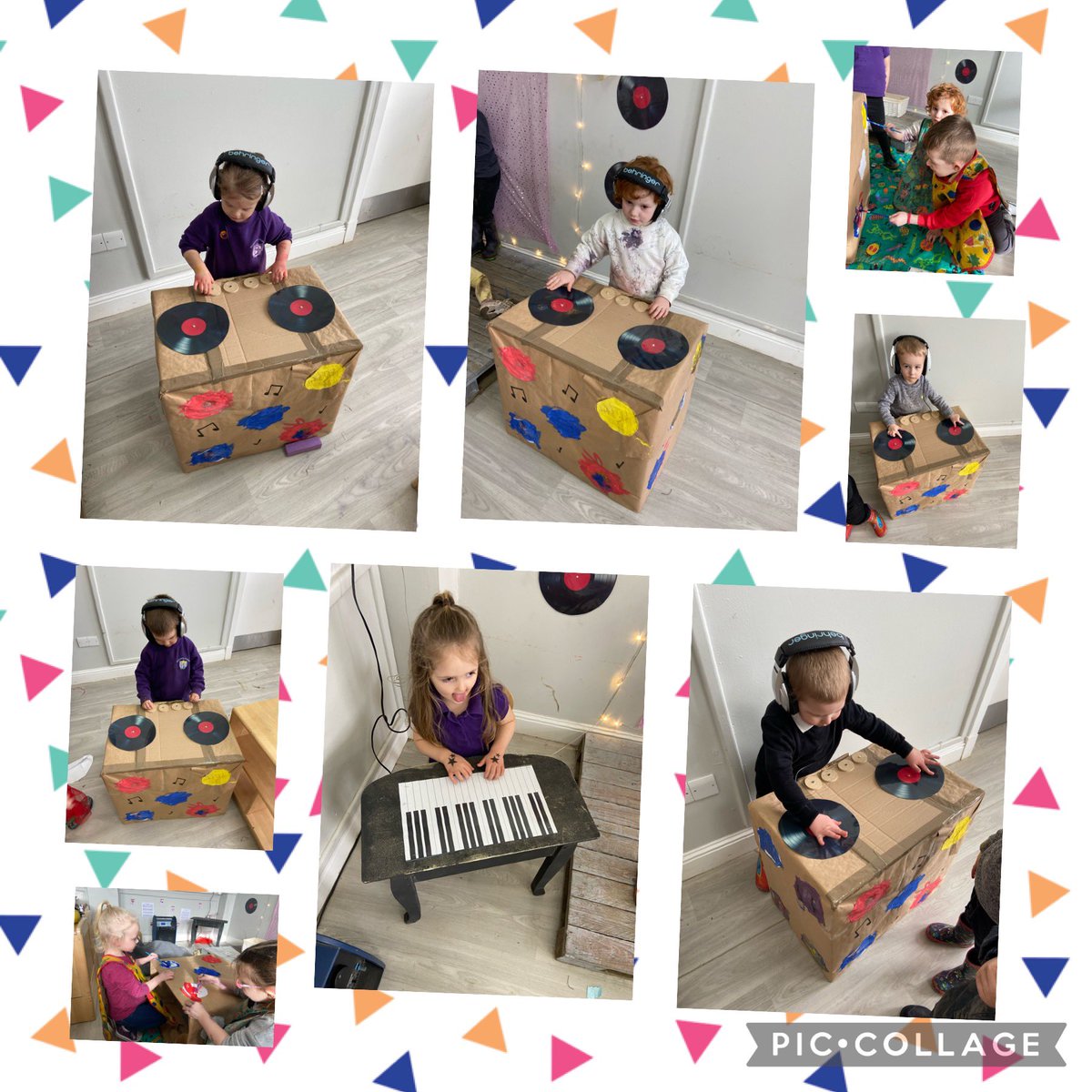 missallanBPS's tweet photo. We used listening skills to listen to and identify different instruments and explored a water xylophone using jars filler with different amounts of water 🎼🎹🌈 https://t.co/Ucs9SDanjK